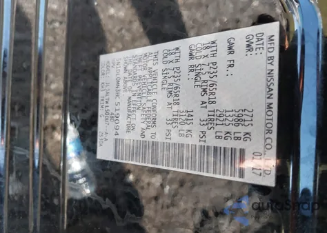 2017 Infiniti Qx60 from USA, damaged, VIN 5N1DL0MN3HC519094